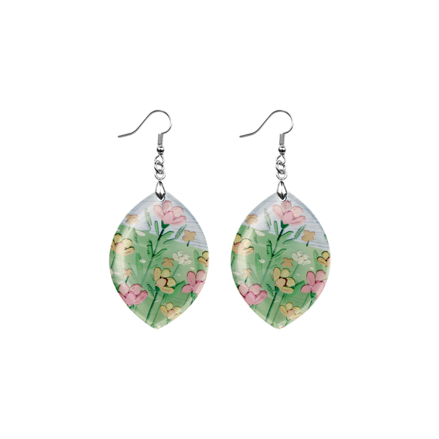 Sublimation Acrylic Earring Clear DIY Ear Rings Decoration