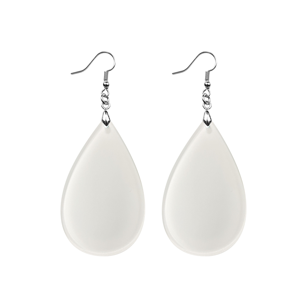 Sublimation Acrylic Earring Clear DIY Ear Rings Decoration jewelry