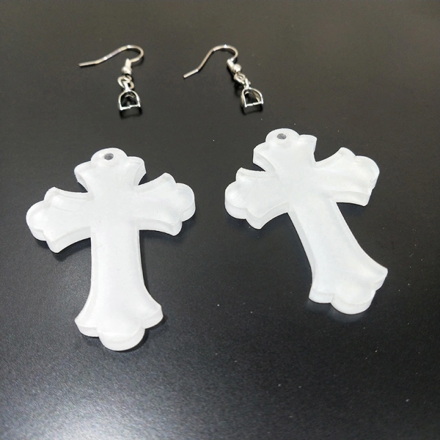 Sublimation Acrylic Earring Clear DIY Ear Rings Decoration