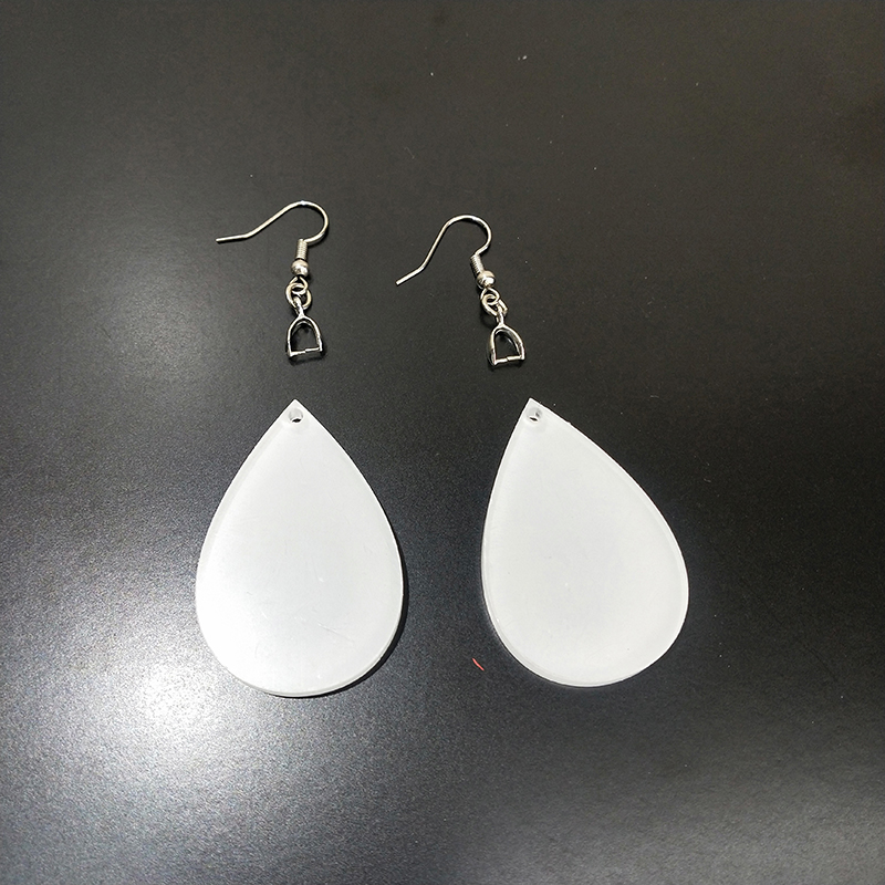 Sublimation Acrylic Earring Clear DIY Ear Rings Decoration jewelry