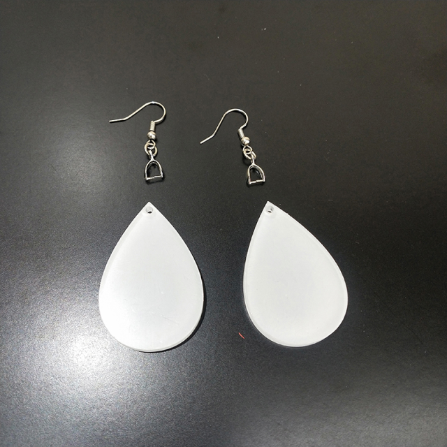 Sublimation Acrylic Earring Clear DIY Ear Rings Decoration