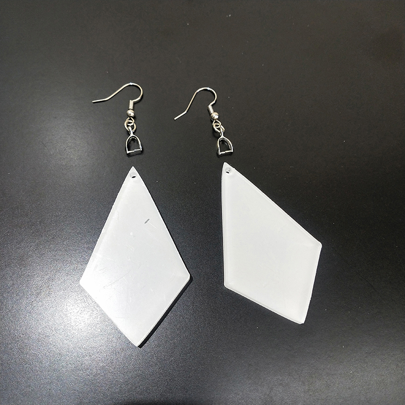 Sublimation Acrylic Earring Clear DIY Ear Rings Decoration jewelry