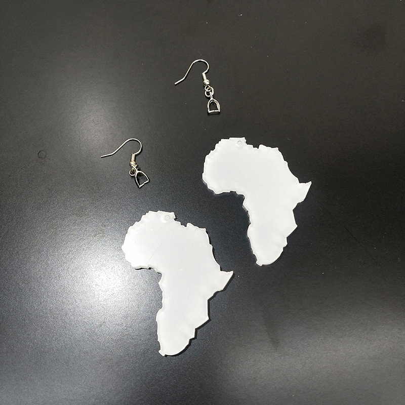 Sublimation Acrylic Earring Clear DIY Ear Rings Decoration jewelry