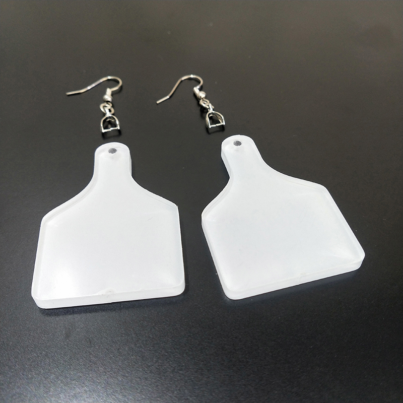 Sublimation Acrylic Earring Clear DIY Ear Rings Decoration jewelry