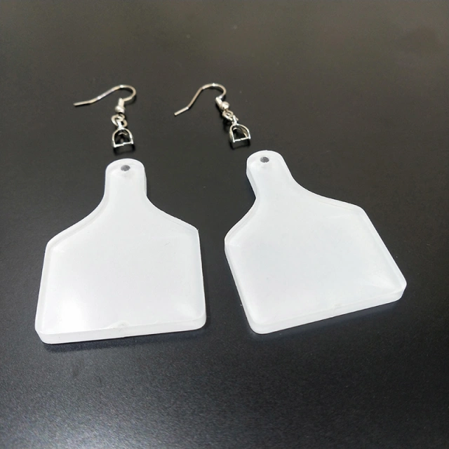 Sublimation Acrylic Earring Clear DIY Ear Rings Decoration