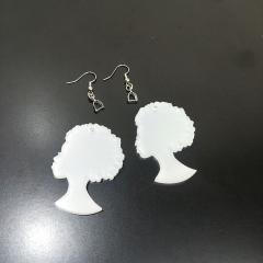 Sublimation Acrylic Earring Clear DIY Ear Rings Decoration