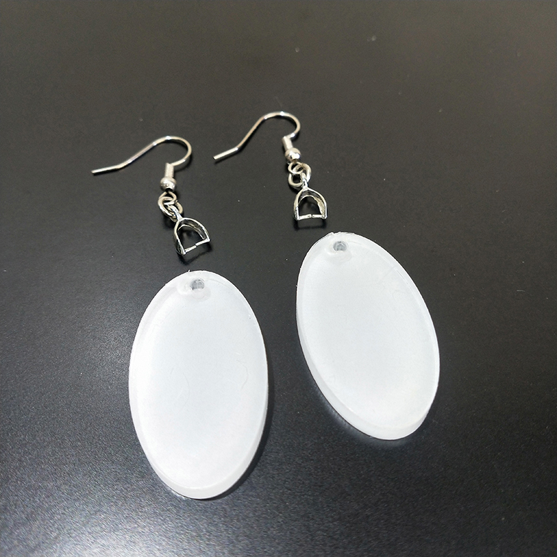 Sublimation Acrylic Earring Clear DIY Ear Rings Decoration jewelry