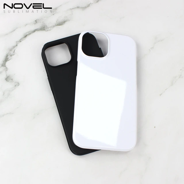 For iPhone 14 Series High Quality Sublimation 3D 2IN1 Coating Case