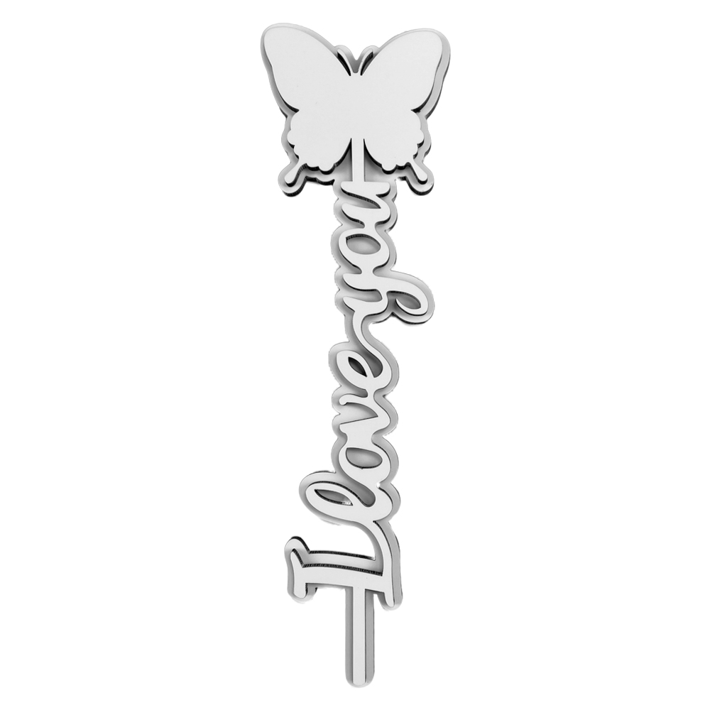 Customized Logo MDF Butterfly Gift Decoration For Sublimation Printing