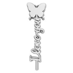 Customized Logo MDF Butterfly Gift Decoration For Sublimation Printing