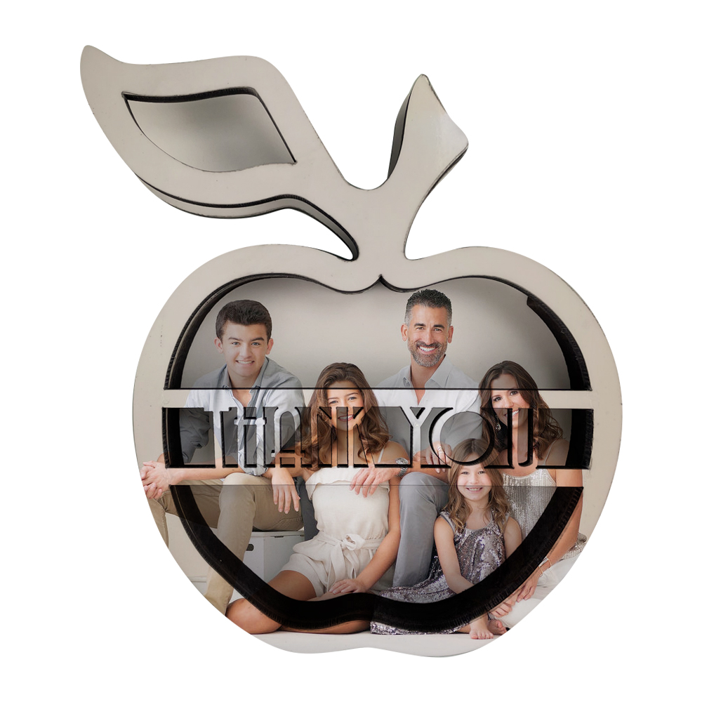 Sublimation MDF Photo Frame Box For Apple Christmas Eve Ornament