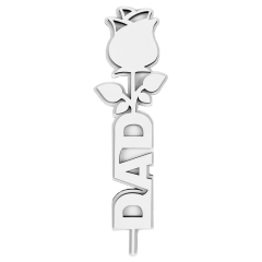Personalized Logo MDF Rose Valentine's Day Gift Decoration For Sublimation Printing