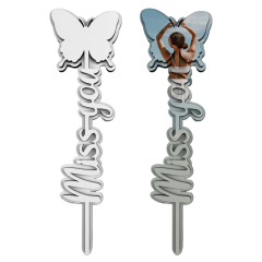 Customized Logo MDF Butterfly Gift Decoration For Sublimation Printing