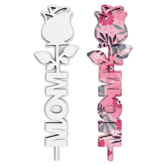 Personalized Logo MDF Rose Valentine's Day Gift Decoration For Sublimation Printing