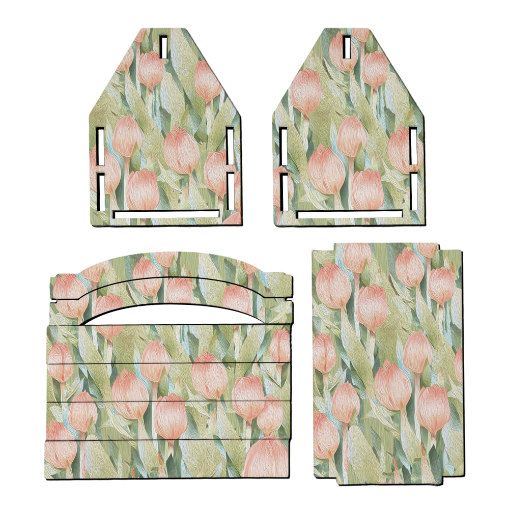 Sublimation MDF Assembled Box Detachable Shelf