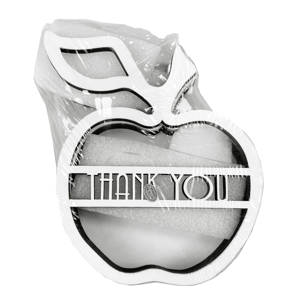 Sublimation MDF Photo Frame Box For Apple Christmas Eve Ornament