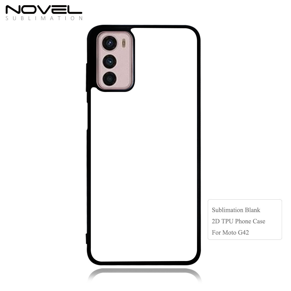 For Motorola Moto G73/G62/G53/G50/G31/G30/G8/G9 Sublimation Blank Rubber 2D TPU Phone Case With Metal Insert For G Series