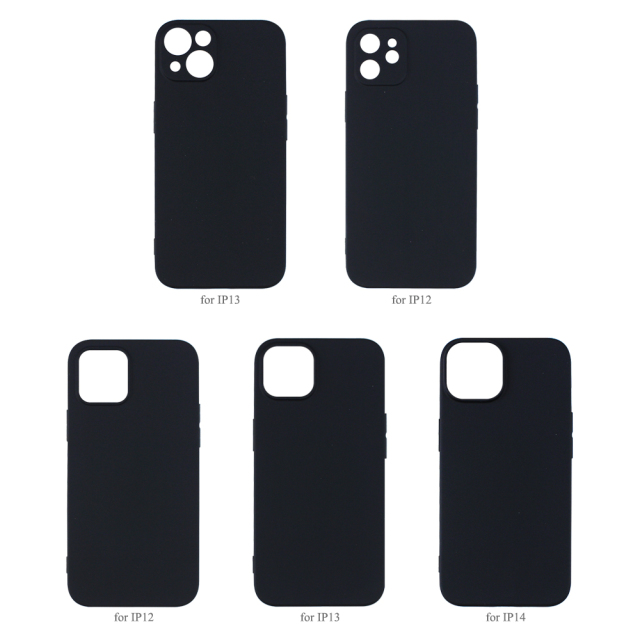 For iPhone Series UV Printing Black Soft Rubber Phone Case iPhone 14 13 12 11 XS Max XR 8 7 6