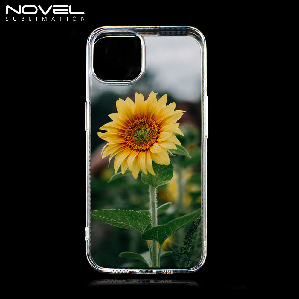 For iPhone Series UV Printing Soft Rubber Transparent Phone Case 2.0mm/ 1.5mm Thickness