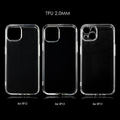 For iPhone Series UV Printing Soft Rubber Transparent Phone Case