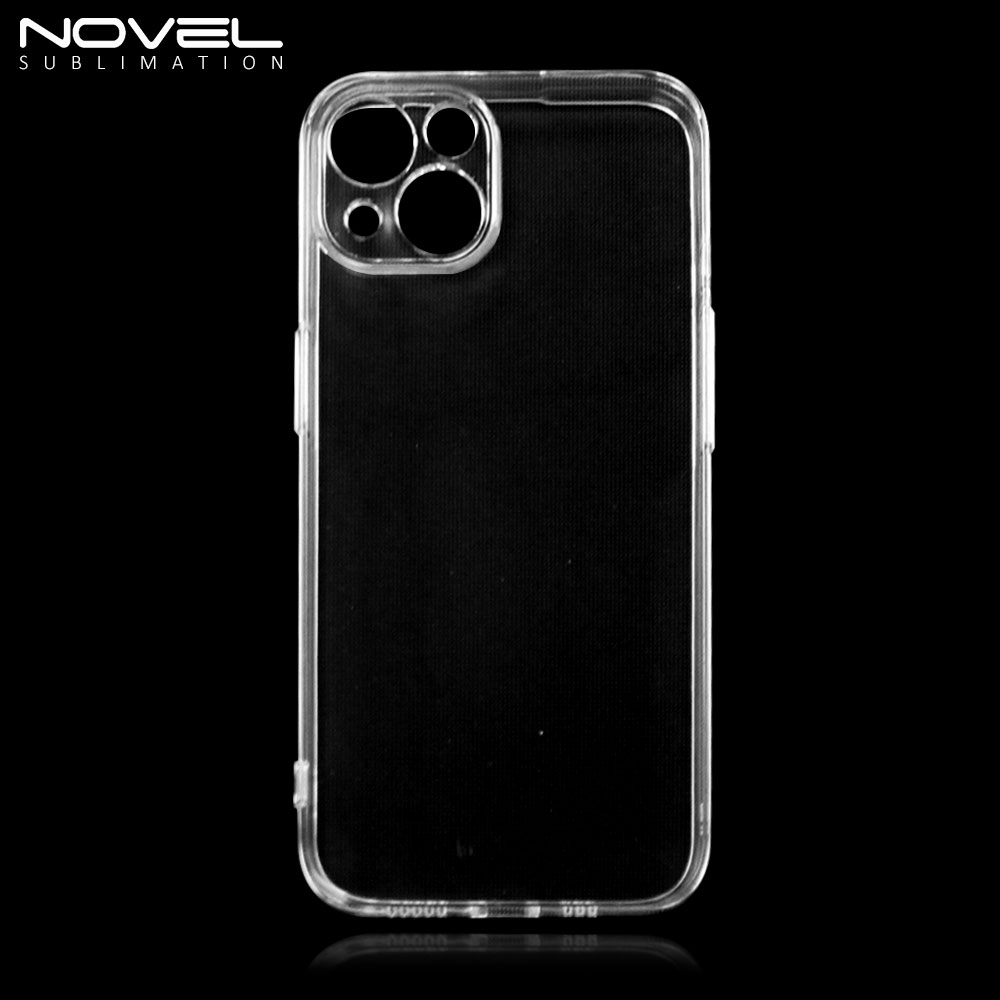 For iPhone Series UV Printing Soft Rubber Transparent Phone Case 2.0mm/ 1.5mm Thickness