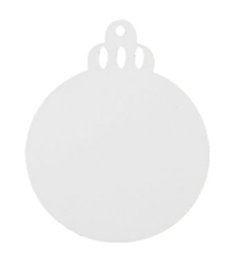 Sublimation MDF Christmas Ornament Decoration Pendant - Various Shapes Available