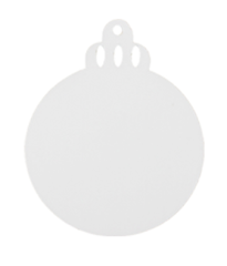 Sublimation MDF Christmas Ornament Metal Decoration Pendant- Various Shapes Available