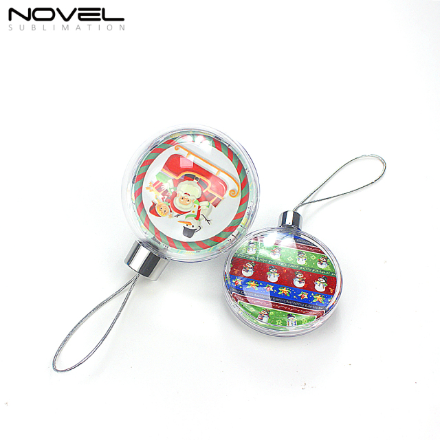 Sublimation Blank DIY  Xmas Decorations Christmas Ball Ornament