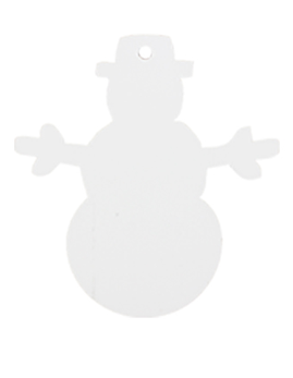 Sublimation MDF Christmas Ornament Decoration Pendant - Various Shapes Available
