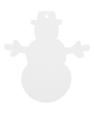 Sublimation MDF Christmas Ornament Metal Decoration Pendant- Various Shapes Available