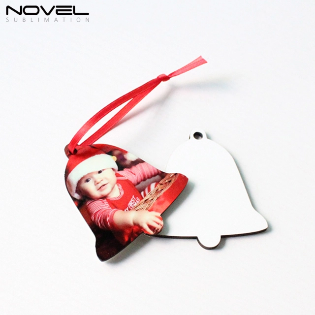 Sublimation MDF Christmas Ornament Metal Decoration Pendant- Various Shapes Available