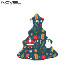 Sublimation Polymer Christmas Ornament Xmas Tree Decoration Plastic Christmas Ornament