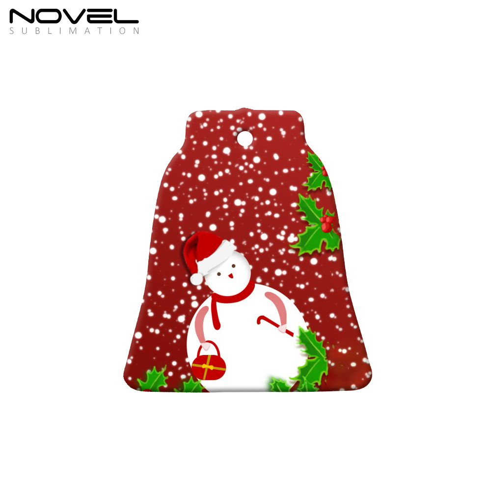 Sublimation Polymer Christmas Ornament Xmas Tree Decoration Plastic Christmas Ornament