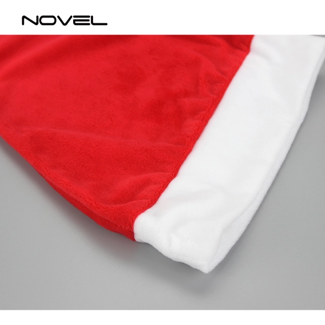 Santa Hat Cap Sublimation Christmas Hat For Kid and Adult