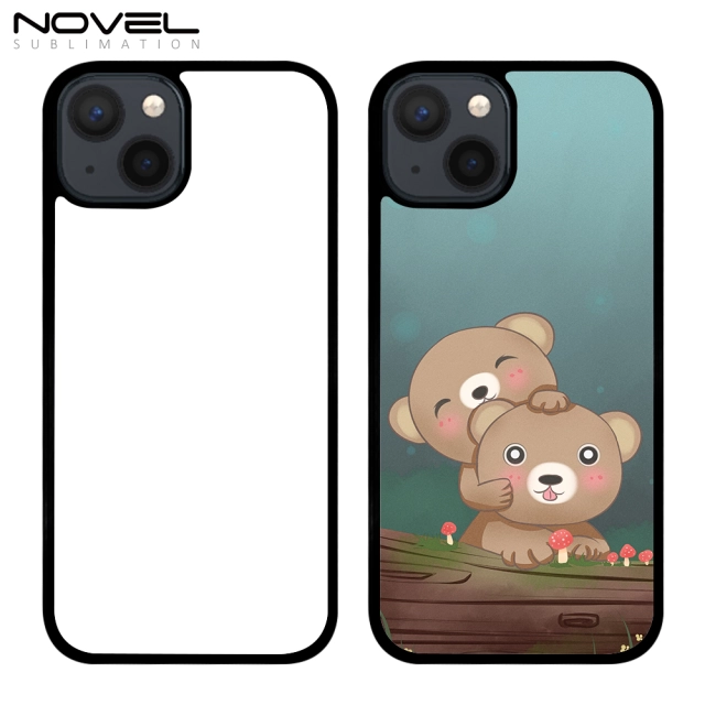 Sublimation Blank 2D PC Hard Plastic Phone Case for iPhone 14 DIY Phone Cover