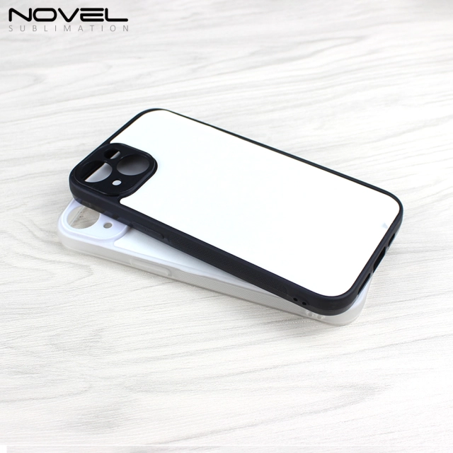 For iPhone 14 Max Blank 2D TPU Soft Rubber Phone Case For Sublimation Printing