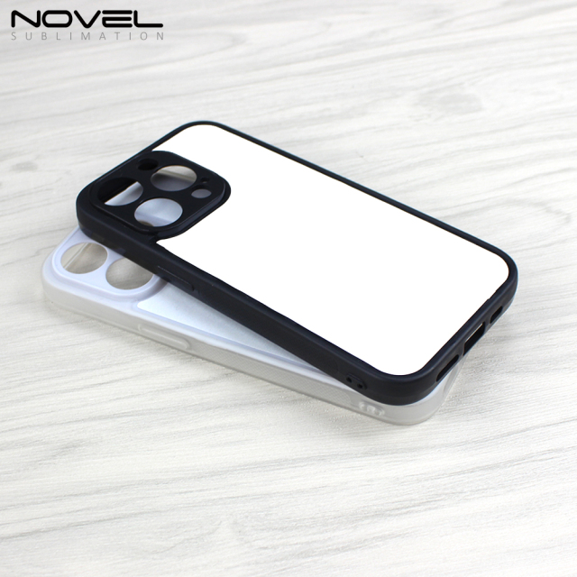 For iPhone 14 Pro Max Customized Sublimation 2D TPU Phone Case Soft Rubber Cover