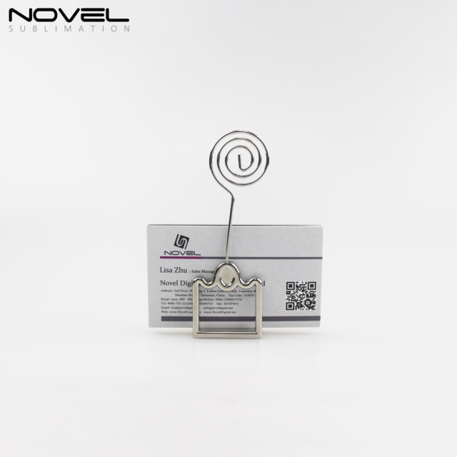Sublimation Metal Business Name Card Holder