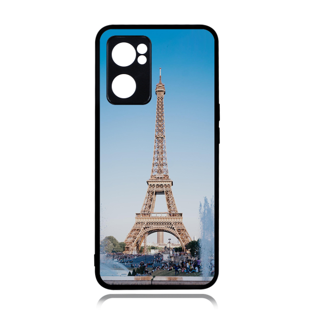 Smooth Sides!!! For OPPO Reno Series Reno 7 5G Sublimation Blank 2D TPU Phone Case Cover With Aluminum Sheet