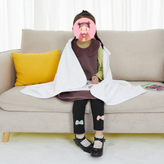 Sublimation Blank Flannel Children's Bath Towel With Hat