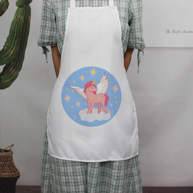 DIY Sublimation Blank 100% Polyester Apron For Children