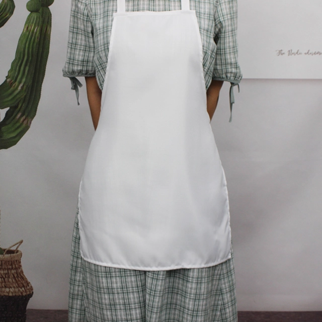 Custom Sublimation Blank 100% Polyester Apron For Adult