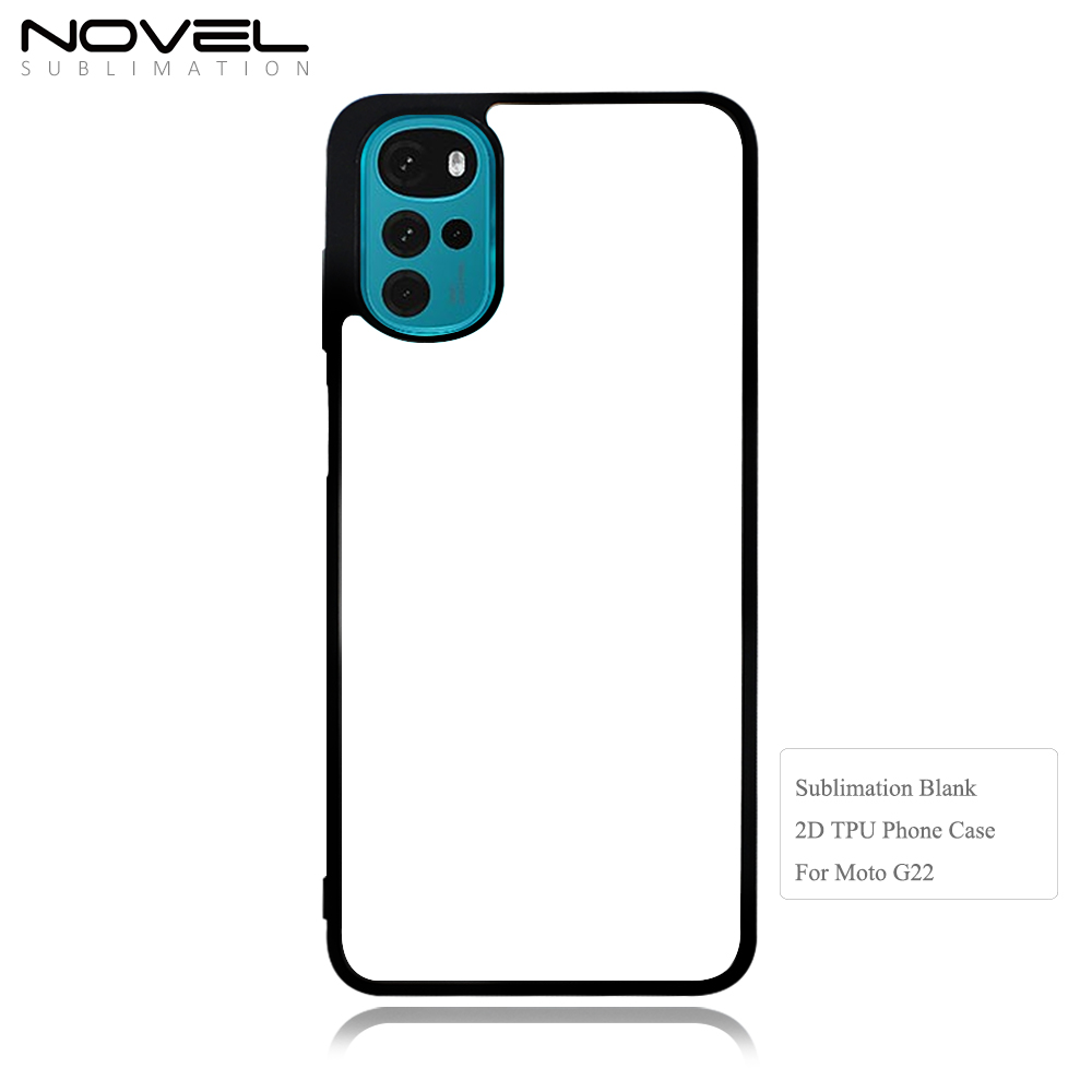 For Motorola Moto G62 5G Sublimation 2D TPU Phone Case With Metal Insert