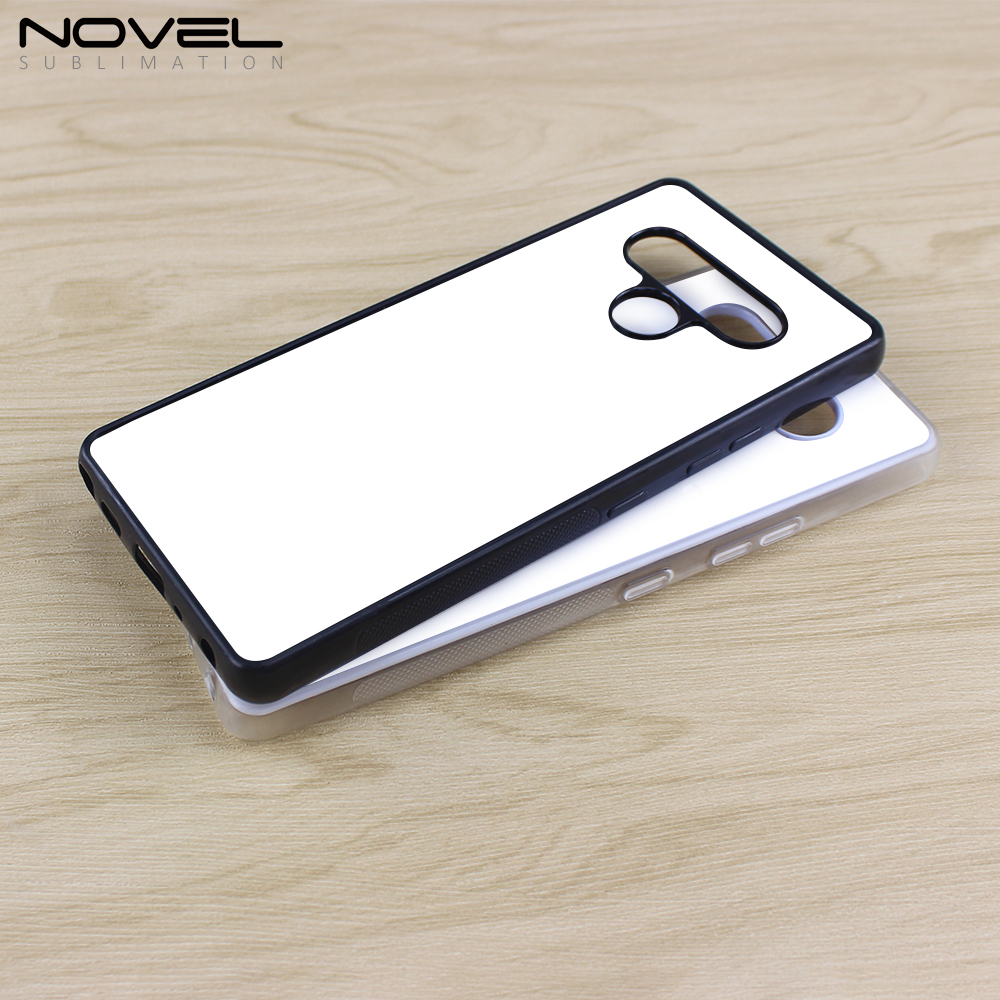 For LG K Series K71 K61 K51S K52 K62 K50 K42 K40S Blank Sublimation 2D TPU Phone Case  With Metal Insert