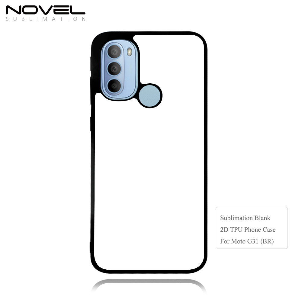 For Motorola Moto G62 5G Sublimation 2D TPU Phone Case With Metal Insert