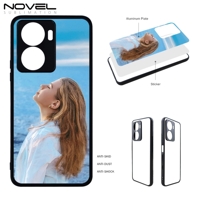 Smooth Sides!!! Sublimation Blank 2D TPU Phone Case With Metal Insert For Vivo Y Series Y20 Y21 /Y21S/ Y32/Y33T/Y33S/Y50/Y30/Y70S/Y51S/IQOO U1/ Y77