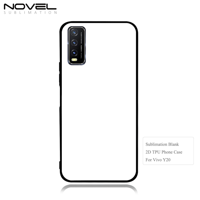 Smooth Sides! Sublimation Blank 2D TPU Phone Case For Vivo Y20 With Aluminum Sheet Y21 /Y21S/ Y32/Y33T/Y33S/Y50/Y30/Y70S/Y51S/IQOO U1