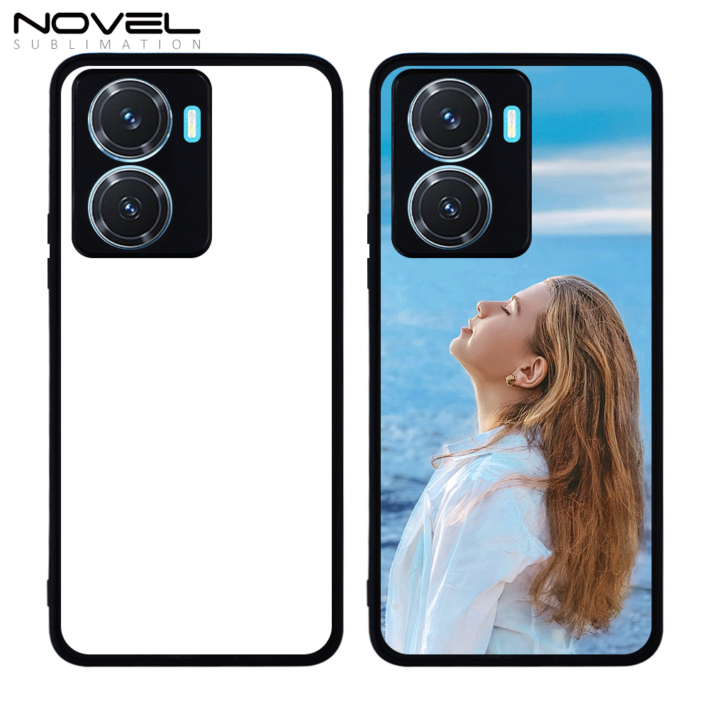 Smooth Sides!!! Sublimation Blank 2D TPU Phone Case With Metal Insert For Vivo Y Series Y75 5G Y20 Y21 /Y21S/ Y16/Y32/Y33T/Y33S/Y35/Y50/Y30/Y70S/Y51S/IQOO U1/ Y77
