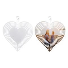 New Arrival Sublimation Aluminum Wind Spinner Double-sided Printable with 13 shapes