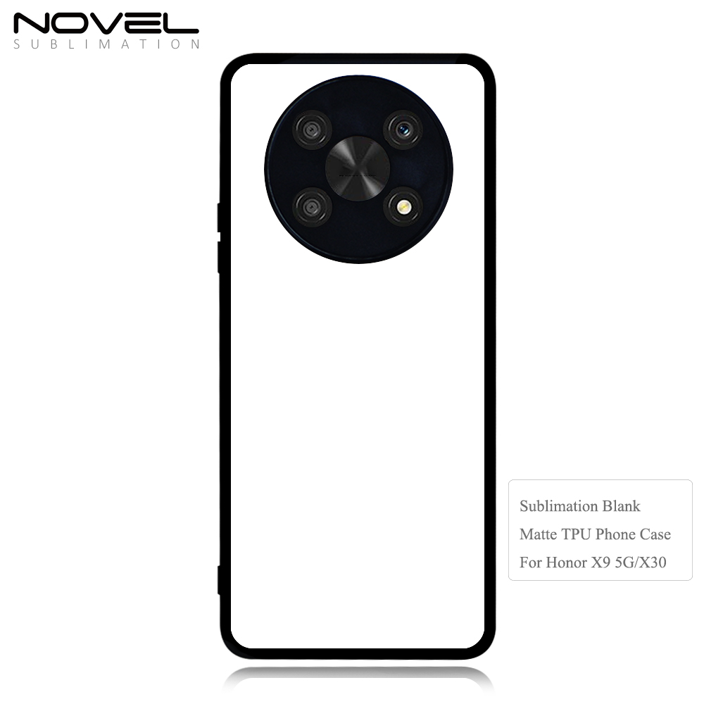 For Huawei Honor X9 5G / X30/ Honor X8/ Honor X7 / Honor 30 Plus 2D TPU Phone Case Sublimation Printing With Aluminum Insert Honor X Series
